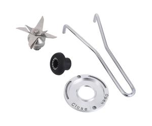Didiseaon Lame de Mixeur en Acier Inoxydable, Kit, 8 Lames, pour Bols de 2 L, Écrou de Fixation et Outil D’installation, Accessoire pour Mixeur et Machine à Smoothie