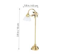Didiseaon Lampe LED Miniature pour Maison de Poupée Accessoire Décoratif et Réaliste pour Modèle de Maison Lampadaire de Chambre Miniature