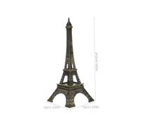 Didiseaon Lampe LED Tour Eiffel Métal Bronze Statue Lumineuse Décorative pour Bureau et Chambre Veilleuse Ambiance Romantique Cadeau Créatif Maison