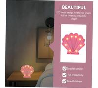 Didiseaon Lampe LED Veilleuse Coquillage Décorative Rose pour Chambre Ambiance Douce et Romantique Lampe de Chevet Sans Pile Décoration Intérieure
