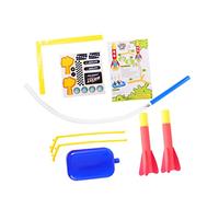 Didiseaon Lanceur Pneumatique pour Garçon Fille de Créatif Eva Rouge et Orange pour Activités Extérieures Développe la Motricité et Ingéniosité des Garçon Fille