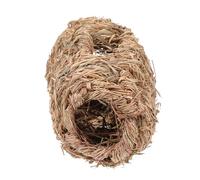 Didiseaon lit pour Animaux de Compagnie se Cache Animal de Compagnie Truc Tunnel habitats Hamster Portable Cage Toys bunnyx nid de Jeu en Paille Habitat des gerbilles Jouer au nid Brown