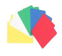 Didiseaon Lot de 10 Cartes Découpées en Plastique pour Poker Professionnel Accessoires de Jeu Outil de Mélange Compatible Tables de Jeu Fournitures