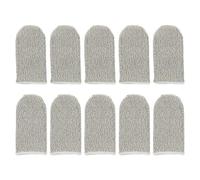 Didiseaon Lot de 10 Manchons pour Doigts de Jeu en Fibre de Cuivre, Respirants et Anti-Transpiration, Compatibles Écrans Tactiles, Protection Précise pour Jeux Mobiles et Compétitifs