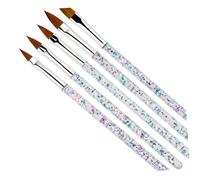 Didiseaon Lot De 10 Pinceaux Pour Nail Art Pour Dessiner Des Motifs Floraux