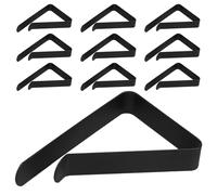 Didiseaon Lot de 10 Pinces à Nappe en Acier Inoxydable Noir Clips de Fixation Anti-Vent pour Tables de Pique-Niques et Jardin Accessoires Résistants et Compacts pour Camping et Repas en