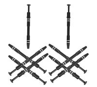 Didiseaon Lot de 10 Pinces de Préhension Électroniques à 4 Griffes Outil Stylo Antistatique pour Petites Pièces Composants Ic Vis et Bijoux Récupération Précise pour Techniciens et