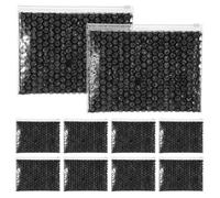 Didiseaon Lot de 10 Pochettes à Bulles Noires Antichoc Fermeture Coulissante Paquet d'Expédition Résistants pour Objets Fragiles Enveloppes à Bulles Plastiques pour Protection et