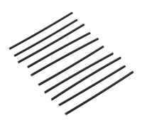 Didiseaon Lot de 10 Repères Latéraux Incrustés Noirs 1,5 Mm X 50 Mm pour Touche de Guitare et Basse, Points Touche, Autocollants D'incrustation, Accessoires Guitare Électrique et