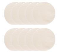 Didiseaon Lot de 10 Set de Tapis à Vapeur en Coton Pur 30 Cm Coussinet de Vapeur Réutilisable Tissu à Petits Pores Uniformes pour Cuisson Saine de Raviolis et Brioché