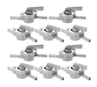 Didiseaon Lot de 10 Vannes de Commutation de Gaz pour Réservoir D'essence de Moto, Robinet D'arrêt Entrée Sortie, Compatible Multi-modèles, Construction Robuste, Étanche, pour Réparation