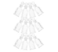Didiseaon Lot de 12 Bouteilles d'eau Catholiques en Verre 50 ML avec Croix, Format Portable et Rechargeable, pour Prières en Voyage et Décorations Religieuses Élégantes