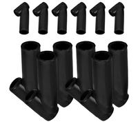 Didiseaon Lot de 12 Connecteurs en Plastique pour Cerf-Volant, Pièces de Jonction Diagonale Résistantes, Accessoires pour Bricolage et Réparation, Kit Polyvalent pour Vol Stable en Plein