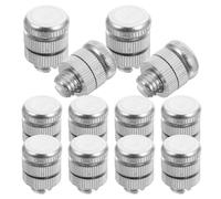 Didiseaon Lot de 12 Connecteurs Polyvalents en Alliage D'aluminium pour Clôture Électrique, Pinces à Boulon Fendu Haute Résistance, Accessoires D'installation pour Clôture Agricole