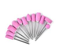 Didiseaon Lot De 12 Têtes De Meulage Des Ongles Rose, Accessoires Et Outils De Nail Art, Petite Taille, Pour Polissage Et Élimination Peau Morte Des Ongles, Usage Professionnel Et Personnel