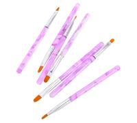 Didiseaon Lot De 14 Pinceaux Pour Nail Art Stylos De Peinture Pour En Gel Pour Constructeurs Pinceaux De Dessin De Détails Pointe Française Kit De Salon À Domicile