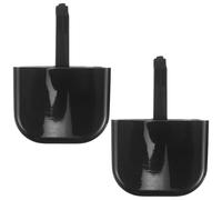 Didiseaon Lot de 2 Accessoires pour Machine à Sandwich : Interrupteur d’Appareil de Rechange, Pièces de Grille- pour Sandwich et Petit Déjeuner, Plastique Noir, Toucher Confortable