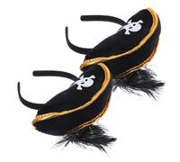 Didiseaon Lot De 2 Bandeaux De Pirate pour Adultes Déguisement De Pirate Unisexe Chapeaux De Pirate Décorations De Fête Chapeau De Pirate Bandeau De Pirate pour Femmes Tissu Non