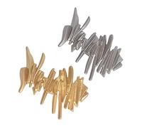 Didiseaon Lot de 2 Barrettes Mate pour Queue de Cheval Épingles à Cheveux Chics Accessoires Élégants pour Mariage et Fête