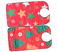 Didiseaon Lot De 2 Bavoirs Père Noël Pour Adultes Bavoirs Décoratifs Pour Repas Pour Personnes Âgées Festival Alimentaire