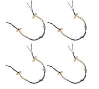 Didiseaon Lot de 2 Compteurs de Perles Bouddhistes en Laiton Outil Portable pour Récitation de Formules Compteur de Prières Compact et Résistant Accessoire de Contemplation Itinérant