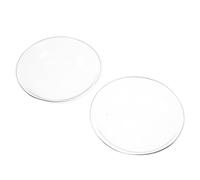 Didiseaon Lot de 2 Coupelles en Verre Transparentes pour Chauffe-Cire Plateau à Huile pour Lampe à Parfum Accessoire Compatible Diffuseur D’Aromathérapie Facile à Nettoyer Usage