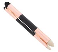 Didiseaon Lot de 2 Estompes à Double Pointe en Éponge Rose Doré, Outils D'artiste pour Croquis et Dessin, Gomme Grise Effaçable à L'eau, pour Estompage Subtil et Mélange Précis en
