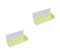 Didiseaon Lot De 2 Étuis De Voyage Portables pour Brosse À Dents Électrique Vert 21 5 X 8 X 4 5 Cm