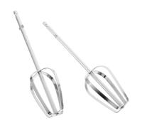 Didiseaon Lot de 2 Fouets en Acier Inoxydable pour Batteur Électrique à Main, Accessoires Cuisine pour Préparation de Pâte et Mélange la Maison