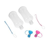 Didiseaon Lot de 2 Gourdes Anti-Fuite pour Animaux de Compagnie, Bouteilles d'eau Portables 500 ML en Plastique, pour Voyages et Randonnées, Adaptées aux Chiens et Chats