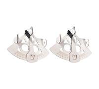 Didiseaon Lot de 2 Kits d'Assemblage Sextants Marins en Bois Jouets Éducatifs Scientifiques pour Garçon et Filles Modèle de Sextant Soi-Même Apprentissage Réfraction Lumineuse et Mesure