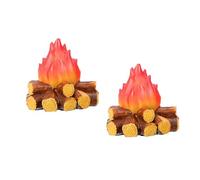 Didiseaon Lot De 2 Lampes À Flamme Simulée Veilleuse À Effet De Flamme Ampoule LED Lampe Décorative D'Intérieur Fausses Bûches Scintillantes Qui S'Allument comme Une Lampe À