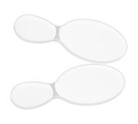 Didiseaon Lot de 2 Limes à Pieds Professionnelles en Nano Verre Disque Abrasif pour Exfoliation des Callosités et Peau Sèche Outil Pédicure pour Talons Fissurés Format Compact Voyage