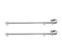 Didiseaon Lot De 2 Mâts De Pavillon De Sécurité Pour Bateau Accessoires De Quincaillerie Marine Support De Drapeau Pour Voilier Mât De Pavillon Pour Bateau De Pêche Support De Drapeau