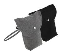 Didiseaon Lot de 2 Paquets Imperméables pour Bébé Pochette de Rangement Compacte et Portable Organiseur Petit Format en Tissu Imperméable Noir et Gris pour Sorties et Voyages