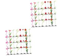 Didiseaon Lot de 2 Pinces à Cheveux Non Végétales pour Filles Ornements de Cheveux Couleurs Assorties 32 Pièces