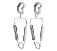 Didiseaon Lot de 2 Pinces Alimentaires en Acier Inoxydable Pinces à Escargots Mécanisme à Ressort Prise Ergonomique Ustensiles de Service pour Fruits de Mer la Cuisine et Restauration