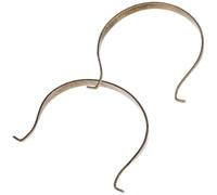 Didiseaon Lot de 2 Poignées de Théière Rétro en Acier Inoxydable Grosse et Petite Taille Finition Cuivre Antique Poignées Remplaçables Ergonomiques pour Bouilloire Domestique et