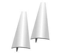 Didiseaon Lot De 2 Protège-poêles En Silicone Alimentaire 53 Cm Transparent Joint Cuisine Flexible Anti-déversement Pour Protection Latérale Four Et Plan De Travail