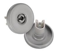 Didiseaon Lot de 2 Roulettes Larges pour Panier Inférieur de Lave-vaisselle, Accessoires en Plastique Résistant Compatibles avec Modèles Courants, Kit de Réparation pour Pièces Électroménager