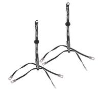 Didiseaon Lot de 2 Sangles de Jugulaire Réglables pour Casques de Chantier, Remplacement de Mentonnières Résistantes, Accessoires de Sécurité pour Travaux Publics et Mines, Ajustement