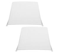 Didiseaon Lot de 2 Sets de Sets de Caches de Caméra Extérieure en Plastique Blanc, Protection Étanche la Pluie Poussière, Design Pratique pour Usage en Extérieur