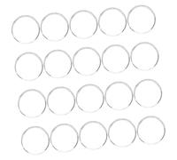 Didiseaon Lot De 20 Bâtonnets À Ronds En Verre Pour Présentation De Vernis À Et Projets Artistiques
