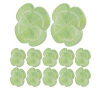 Didiseaon Lot de 20 Blocs-Notes Autocollants Forme Trèfle à Quatre Feuilles Papier Adhésif Coloré Papeterie Mignonne pour Étudiants et Enseignants Fournitures Scolaires et Bureau