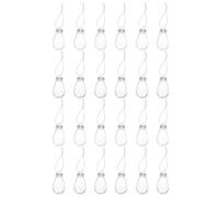 Didiseaon Lot de 20 cache-ampoules LED pour guirlande lumineuse, en forme | Ampoule décorative à remplir soi-même (45 x 66 mm) pour jardin féérique, demande en mariage, fête d'anniversaire,