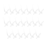 Didiseaon Lot de 20 Embouts en Plastique pour Tuyau de Mousse Expansive 1 MM Raccords Précis pour Pistolet à Calfeutrer Dosage Contrôlé Résistance Thermique Usage Entretien et