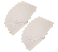 Didiseaon Lot de 20 Plaques de Mica Universelles pour Four à Micro-Ondes - Feuilles Découpables 108X99 MM en Mica Haute Résistance Thermique Jusqu’À 600°C Isolation Thermique Renforcée