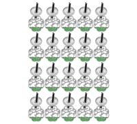 Didiseaon Lot de 20 Poignées Vintage pour Tiroir en Bois avec Mini-Clous Métalliques Anneaux Décoratifs d'Arbre de Vie Ajouré Poignées Décoratives pour Boîte à Bijoux et Commode Style