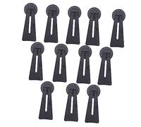 Didiseaon Lot de 20 Supports Rotatifs pour Cadre Photo 360° Support Rotatif Réglable Cadre Photo Suspendu Plateau Tournant Plastique Noir