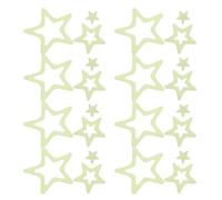 Didiseaon Lot de 24 Autocollants Antidérapants Étoiles Phosphorescents pour Salle de Bain, Sécurité pour Personnes Âgées et Garçon et Filles, Adhésifs Robustes, Décoratifs et Résistants
